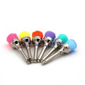 New Dental Colourful Prophy  Flat Polishing Nylon  Brushes